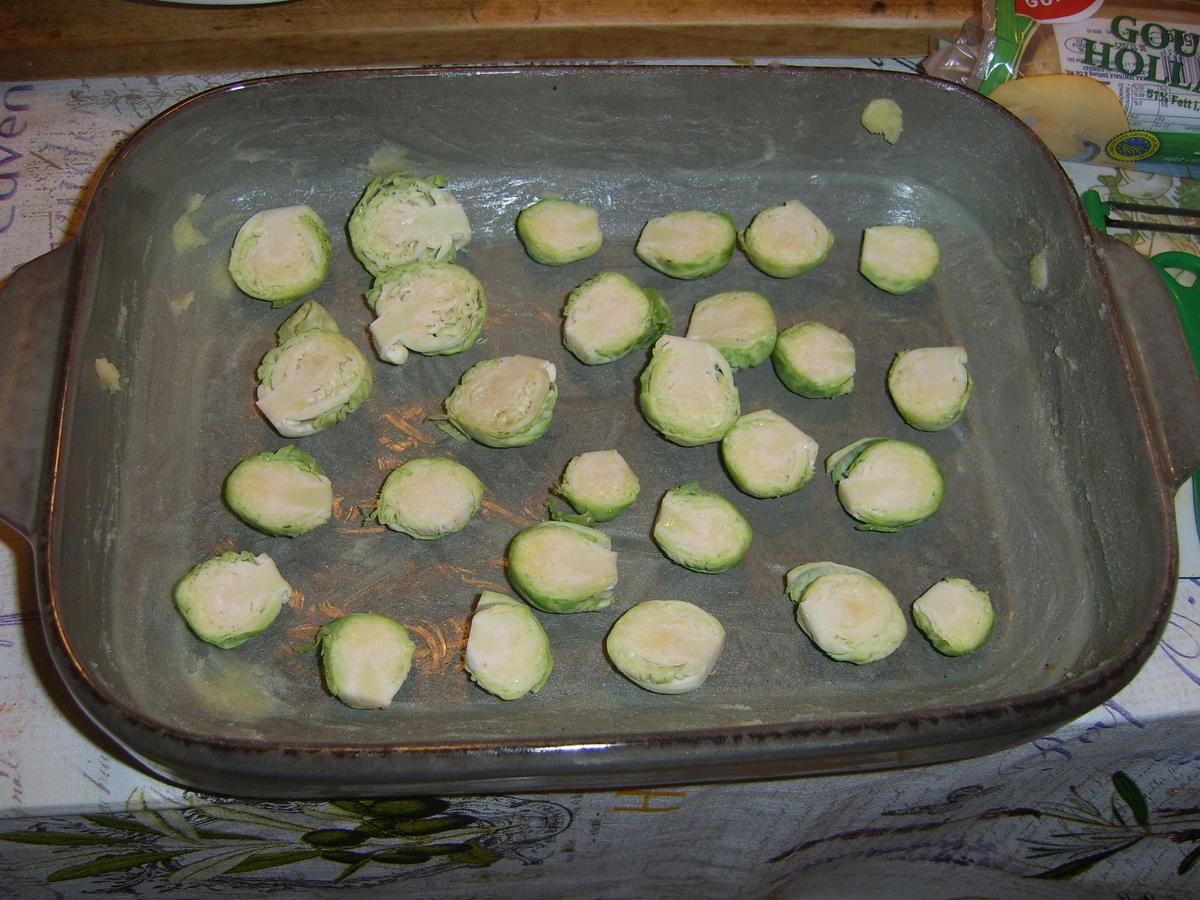 Rosenkohl-Bierschinken-Auflauf - Rezept - Bild Nr. 17518