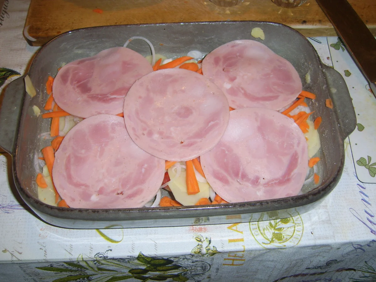 Rosenkohl-Bierschinken-Auflauf - Rezept - Bild Nr. 17521