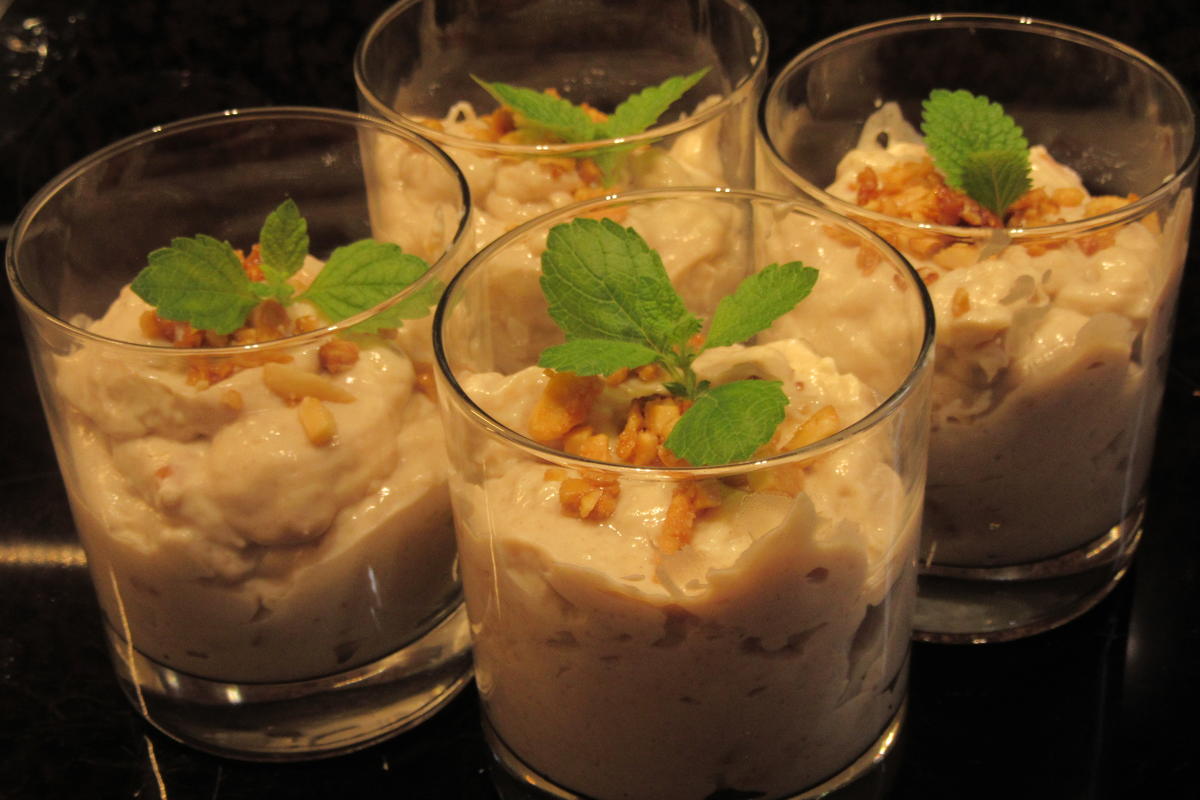 Rezept: Dessert: Apfelpudding mit Mandeln Bild Nr. 17518 Dessert: Apfelpudding mit Mandeln - Rezept - Bild Nr. 17518