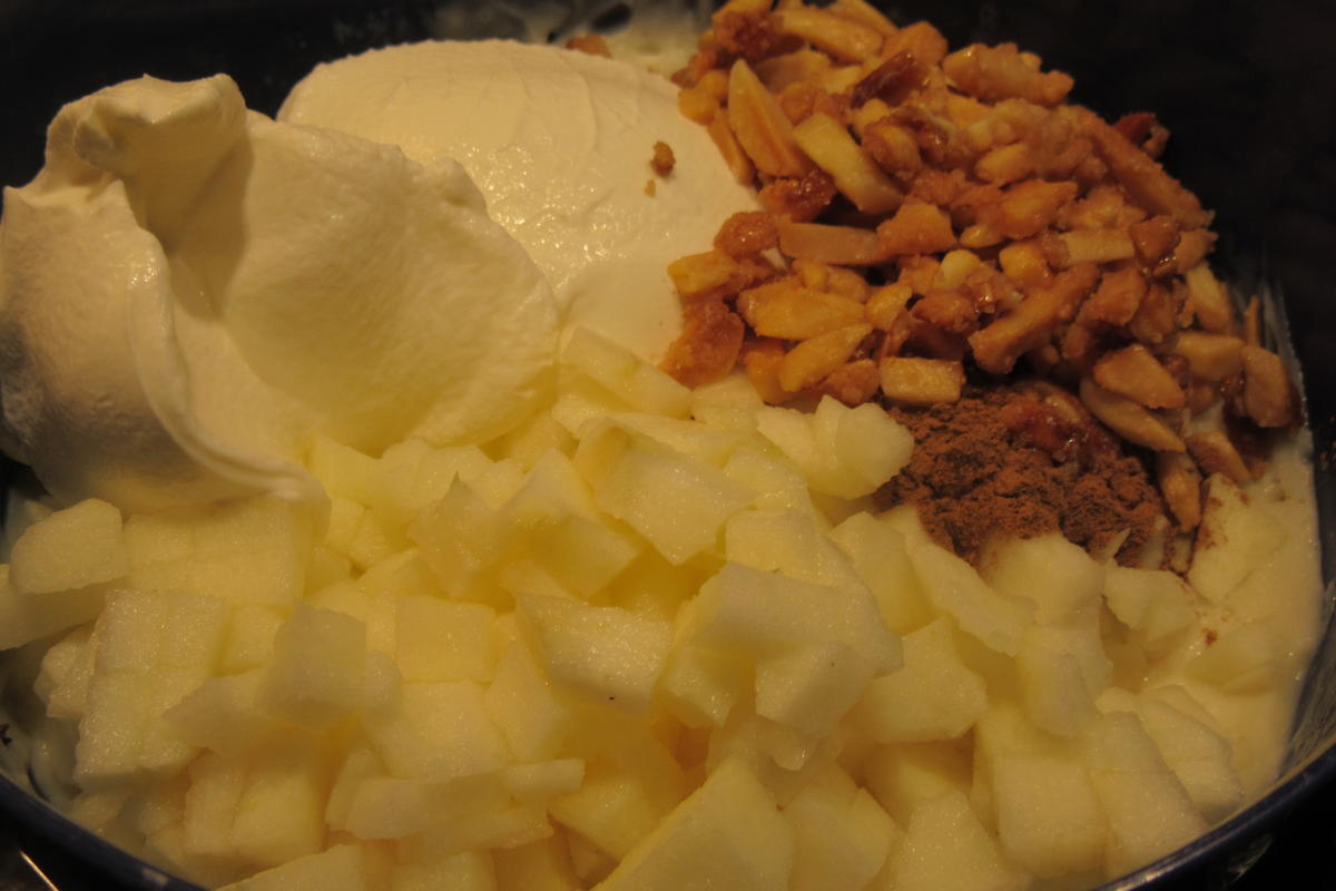 Rezept: Dessert: Apfelpudding mit Mandeln Bild Nr. 17519 Dessert: Apfelpudding mit Mandeln - Rezept - Bild Nr. 17519