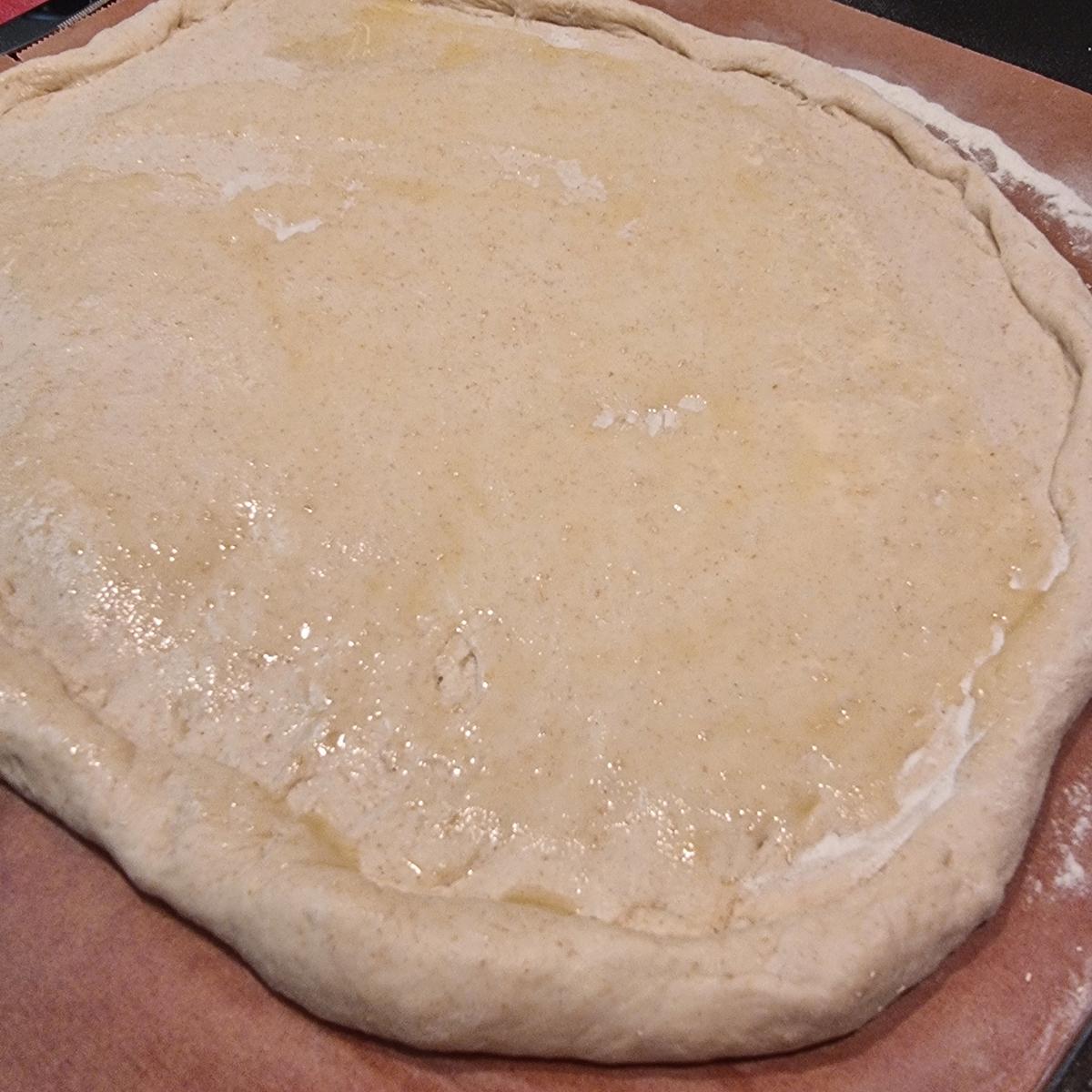 Pinsa mit Birnen und Walnüssen - Rezept - Bild Nr. 17525