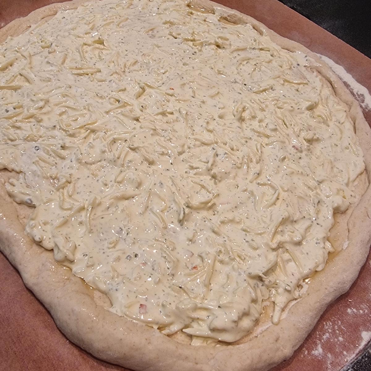 Pinsa mit Birnen und Walnüssen - Rezept - Bild Nr. 17528