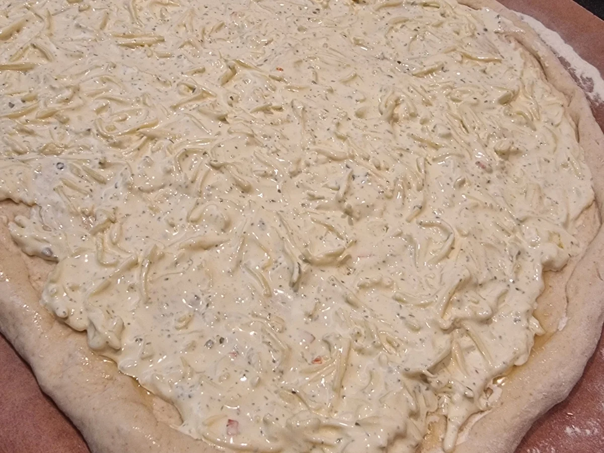 Rezept: Pinsa mit Birnen und Walnüssen Bild Nr. 17528 Pinsa mit Birnen und Walnüssen - Rezept - Bild Nr. 17528