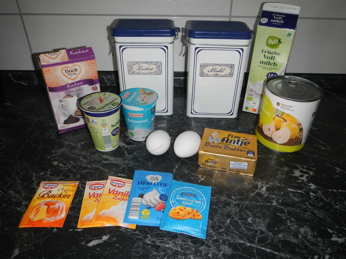 Birnen-Sahne-Torte - Rezept - Bild Nr. 17520