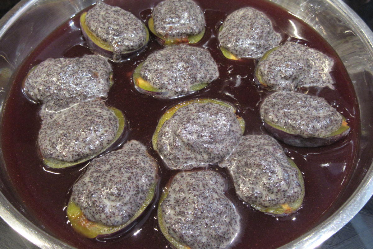 Dessert: Geschmorte Mohnzwetschgen - Rezept - Bild Nr. 17523