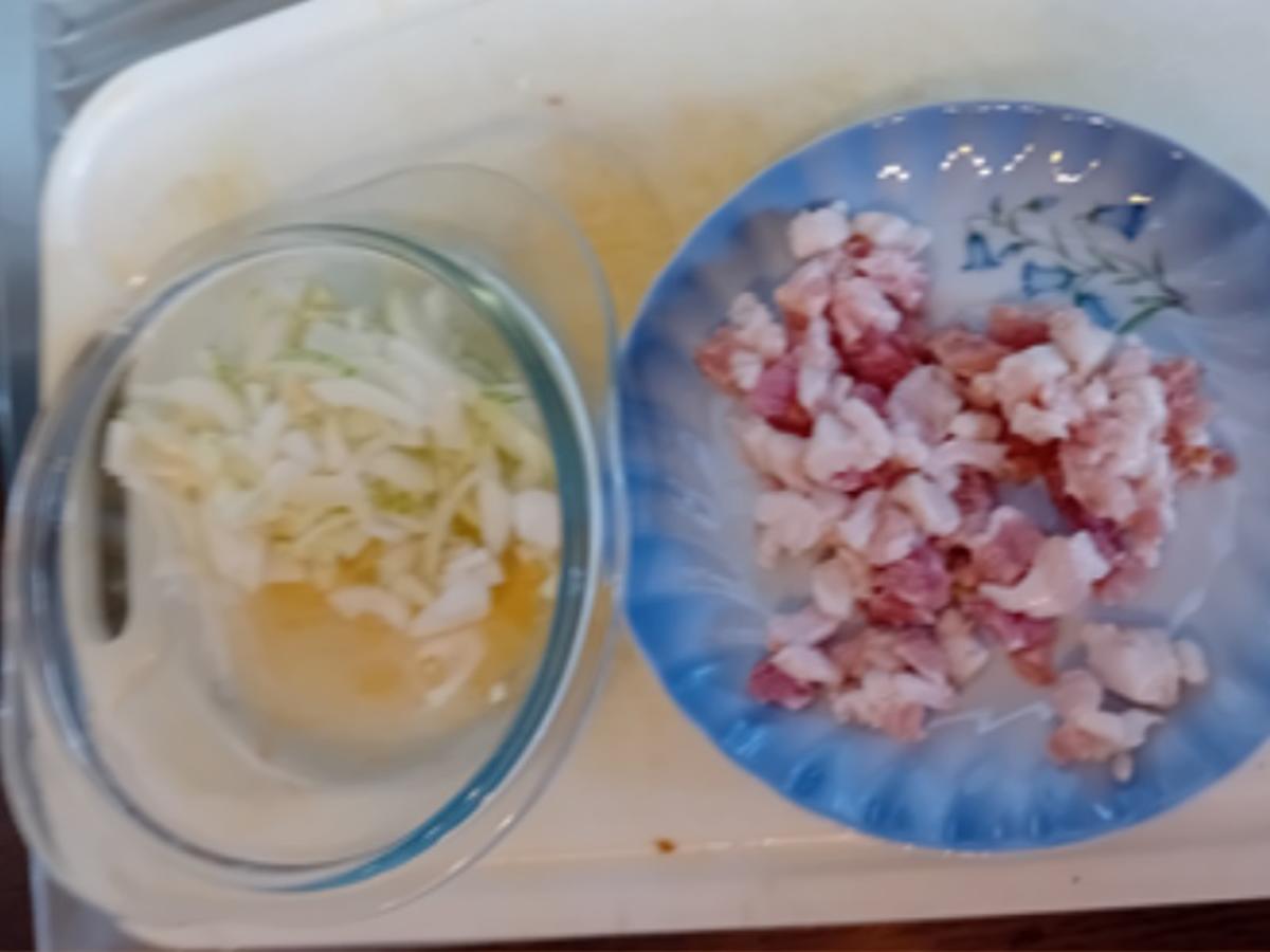 Herzhafte Bratkartoffeln mit grünen Bohnen und Bratheringsfilet - Rezept - Bild Nr. 17521