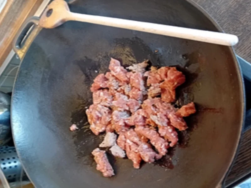 Hackfleisch mit Paprikamix in scharfer Sauce mit Basmatireis - Rezept - Bild Nr. 7