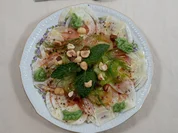 Rezept: Carpaccio aus Fenchel und grünen Tomaten Bild Nr. 2 Carpaccio aus Fenchel und grünen Tomaten - Rezept - Bild Nr. 2