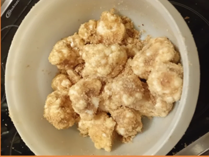 Knusper Blumenkohl mit pikanten Dip - Rezept - Bild Nr. 5