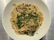 Spaghetti mit Champion Spinatsauce - Rezept - Bild Nr. 2