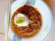 Paprika und Sojabohnensprossen mit Rinderhackfleisch und Basmatireis - Rezept - Bild Nr. 2