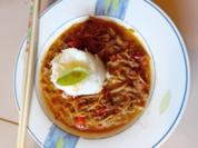 Paprika und Sojabohnensprossen mit Rinderhackfleisch und Basmatireis - Rezept - Bild Nr. 2