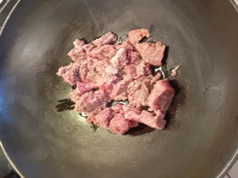 Paprika und Sojabohnensprossen mit Rinderhackfleisch und Basmatireis - Rezept - Bild Nr. 7