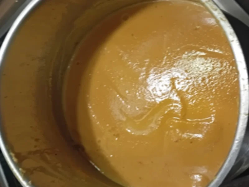 Möhren-Kürbis-Creme-Suppe mit Garnelenspieß - Rezept - Bild Nr. 17527