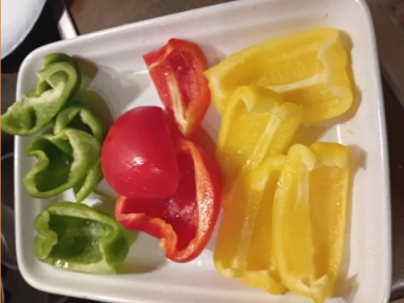 Rezept: Hähnchenleber mit Paprikamix und Basmatireis Bild Nr. 17532 Hähnchenleber mit Paprikamix und Basmatireis - Rezept - Bild Nr. 17532