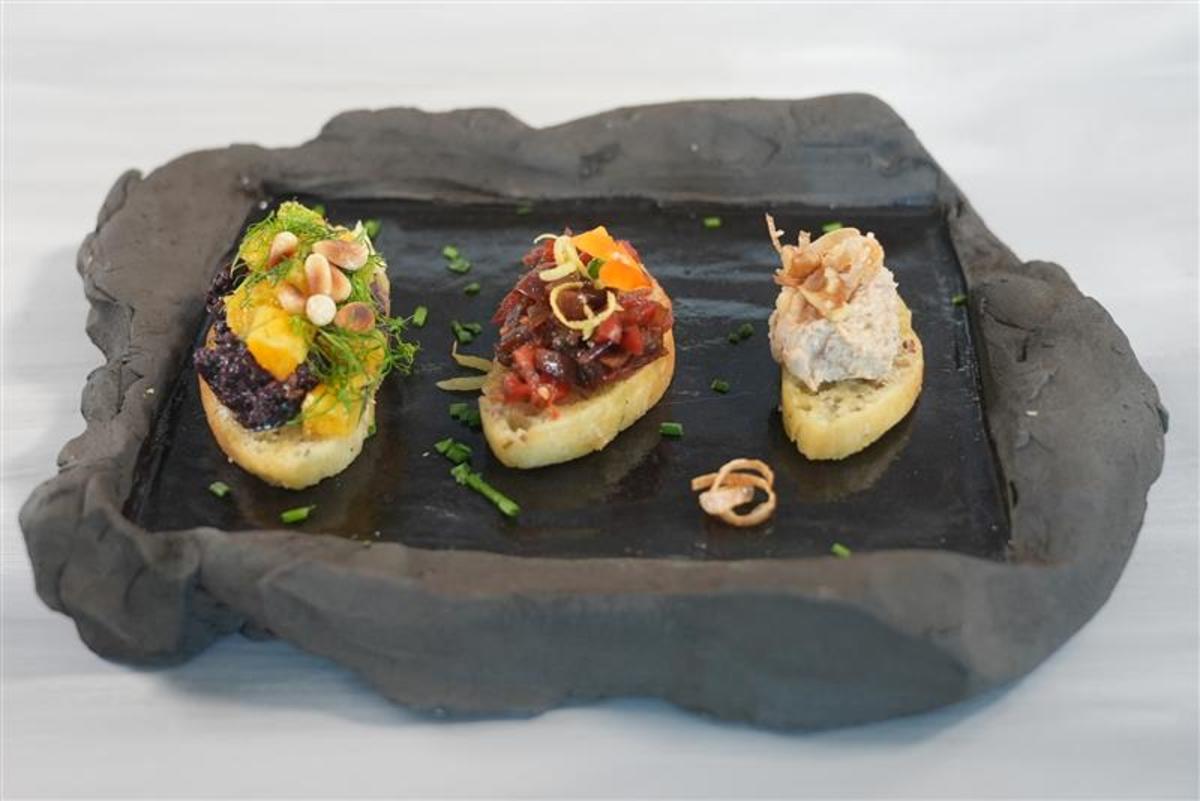 Bruschetta Dreierlei - Rezept - Bild Nr. 17520