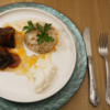 Reis mit Fadennudeln und Auberginenpäckchen mit Köfte - Rezept - Bild Nr. 17533