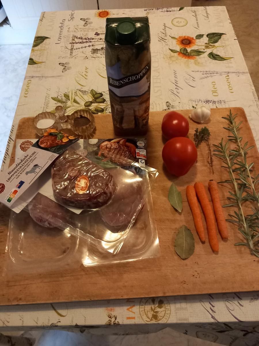 Ossobuco von der Lamm Haxe - Rezept - Bild Nr. 17534