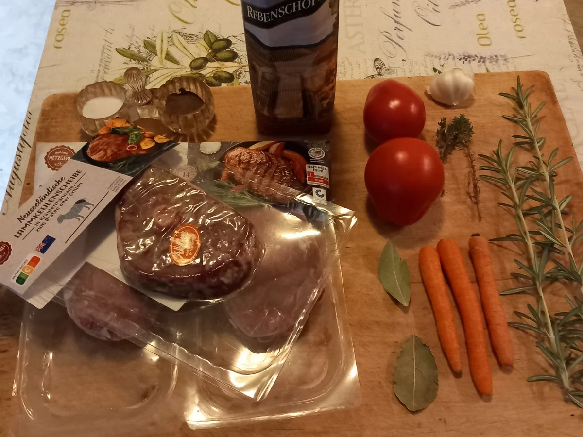 Ossobuco von der Lamm Haxe - Rezept - Bild Nr. 17534