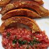 Kürbisspalten mit scharfer Tomatensalsa - Rezept - Bild Nr. 2