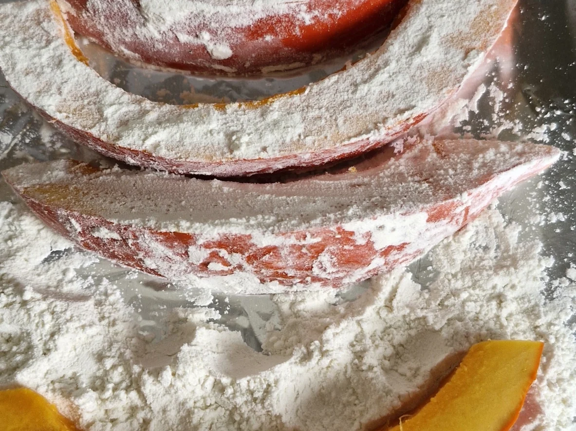 Rezept: Kürbisspalten mit scharfer Tomatensalsa Bild Nr. 5 Kürbisspalten mit scharfer Tomatensalsa - Rezept - Bild Nr. 5