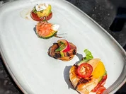 4 Starter: Feta / Lachs / Garnele / Reh (Tim Bendzko) - Rezept - Bild Nr. 2
