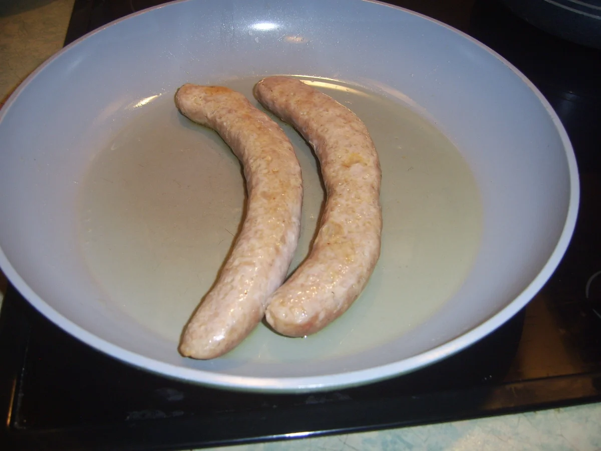 Thüringer Bratwurst Niedertemperatur an Sauerkraut - Rezept - Bild Nr. 2