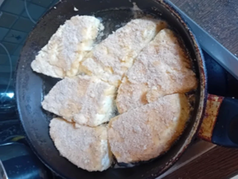 Bovist-Schnitzel mit Rahm-Kohlrabi und Drillingen - Rezept - Bild Nr. 6