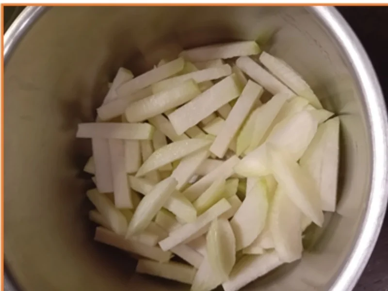 Bovist-Schnitzel mit Rahm-Kohlrabi und Drillingen - Rezept - Bild Nr. 9