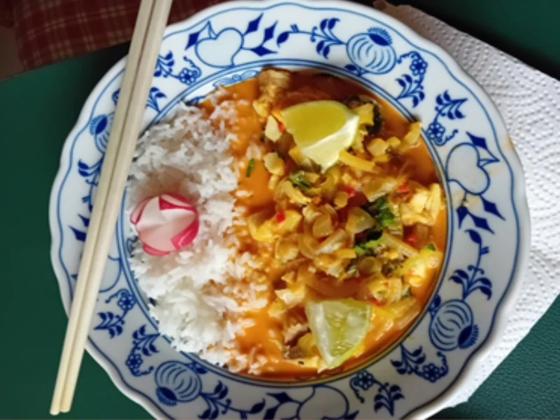 Fischcurry-Thailand mit Jasmin-Reis - Rezept - Bild Nr. 12