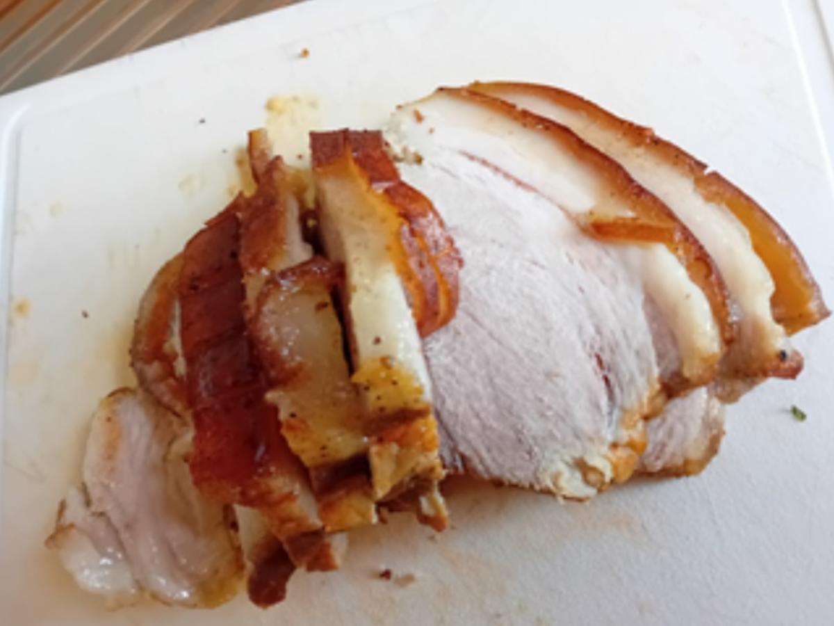 Bierbraten mit Sauce, Rosenkohl und Böhmischen Knödeln - Rezept - Bild Nr. 8
