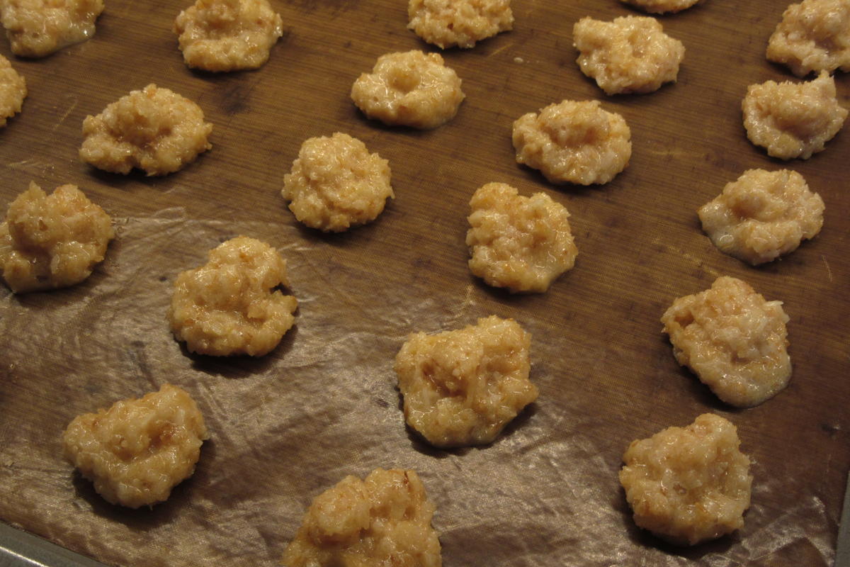 Rezept: Plätzchen: Fruchtige Kokosmakronen Bild Nr. 17544 Plätzchen: Fruchtige Kokosmakronen - Rezept - Bild Nr. 17544