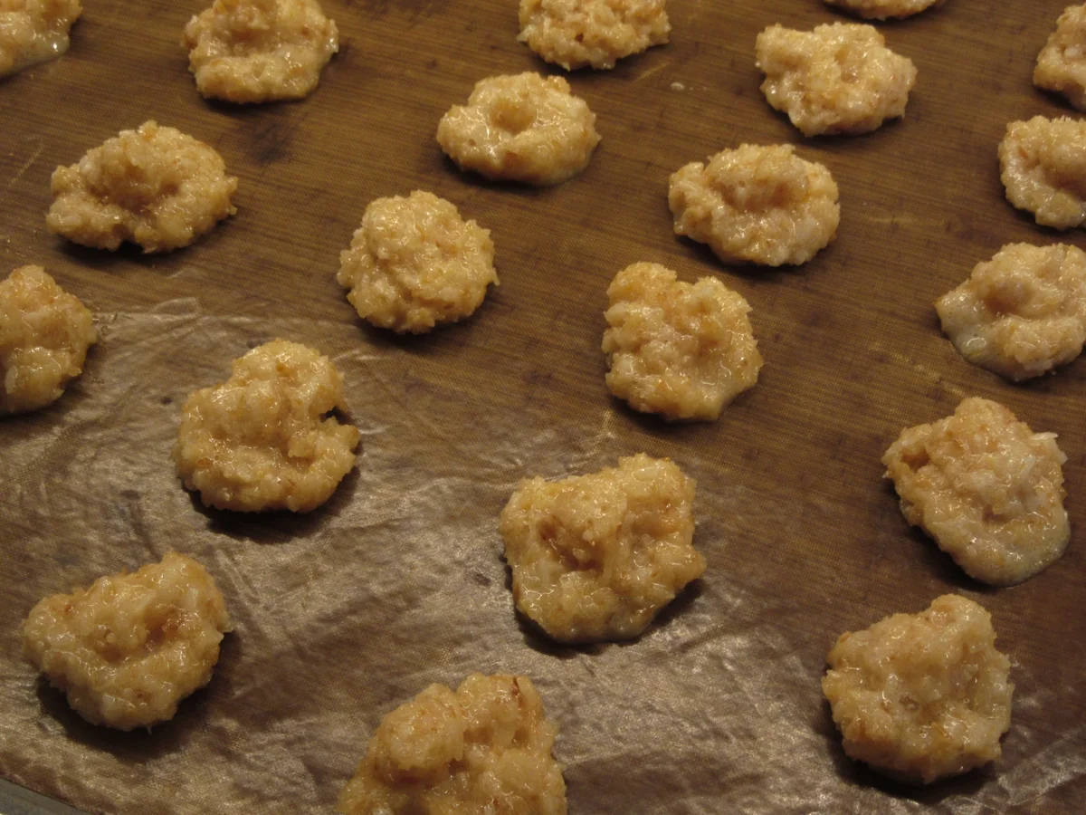 Plätzchen:  Fruchtige Kokosmakronen - Rezept - Bild Nr. 17544
