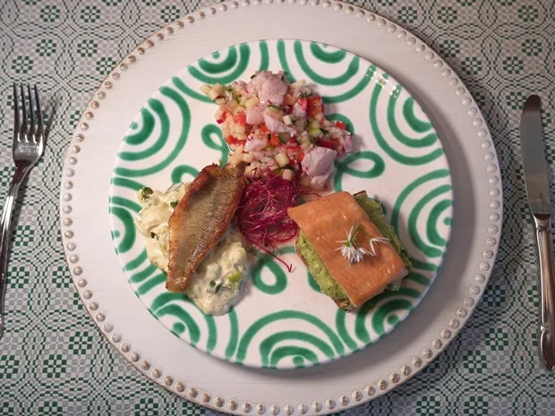 Rezept: Dreierlei vom Chiemseefisch Bild Nr. 2 Dreierlei vom Chiemseefisch - Rezept - Bild Nr. 2