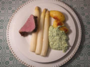 Rind, Spargel und grüne Sauce - Rezept - Bild Nr. 2