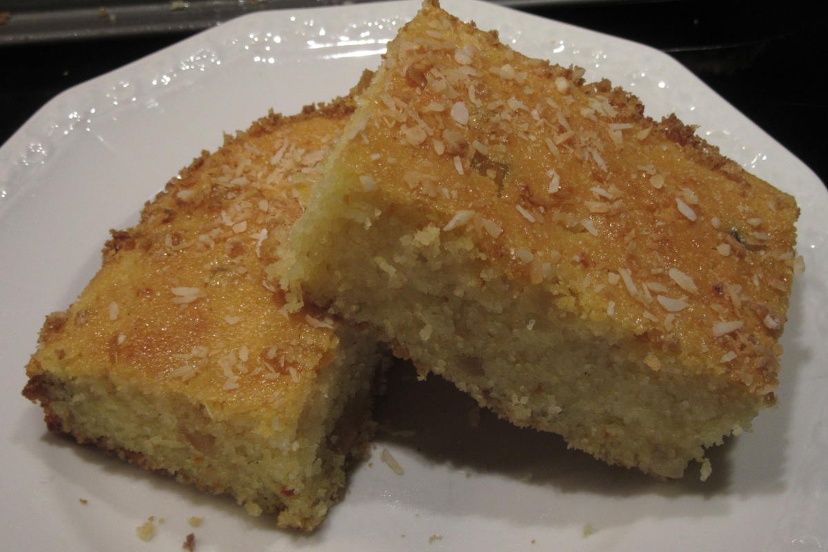 Rezept: Backen: Grießkuchen mit Joghurt Bild Nr. 2 Backen: Grießkuchen mit Joghurt - Rezept - Bild Nr. 2