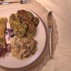 Spinatknödel in Petersilie-Rahm-Schwammerlsoße mit karamellisierten Schalotten und Tofu - Rezept - Bild Nr. 17547
