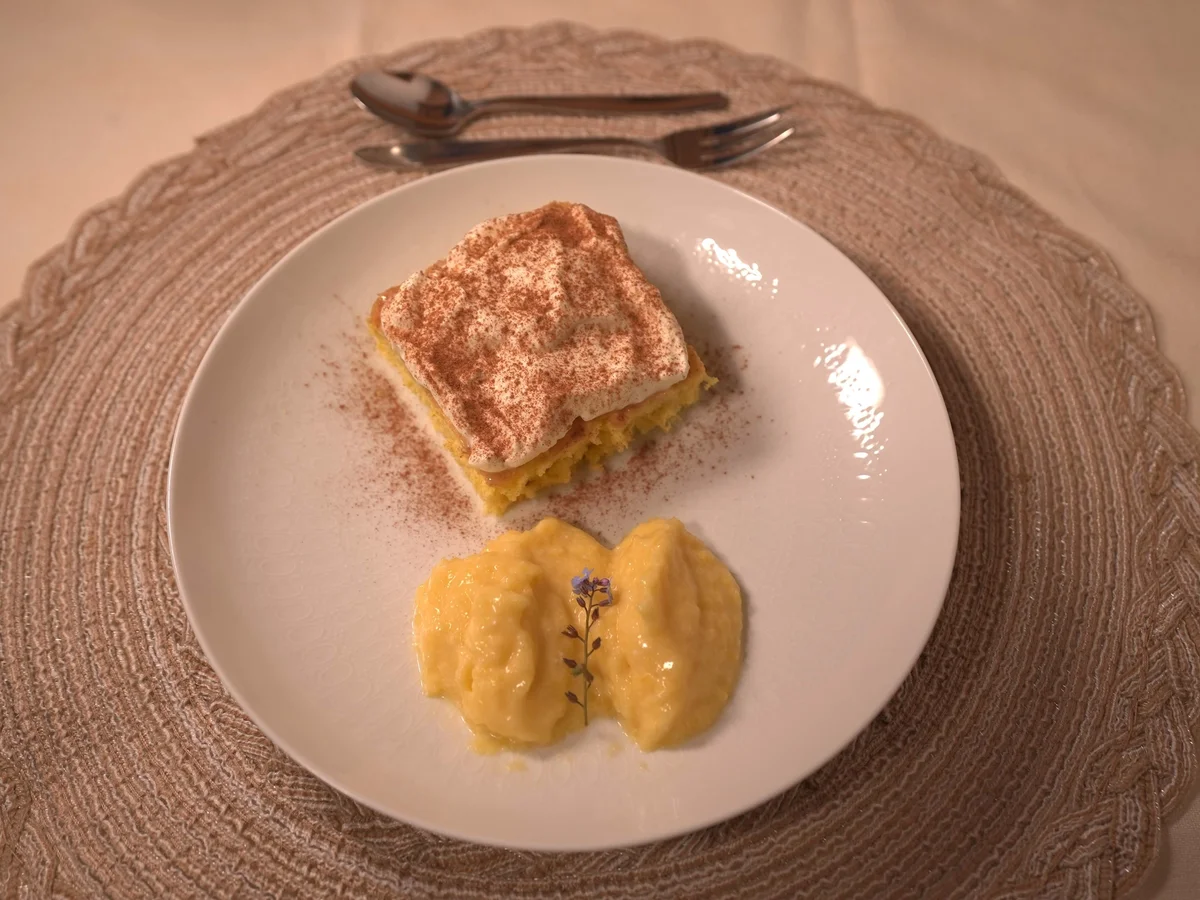 Tres Leches Kuchen mit Mango-Kokos-Eis - Rezept - Bild Nr. 17547