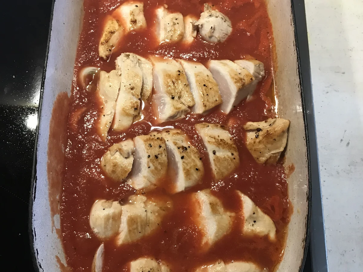 Pollo al Sole Rosso - Rezept - Bild Nr. 17551