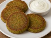 Lauchfrikadellen mit Flohsamenschalen - Rezept - Bild Nr. 17548