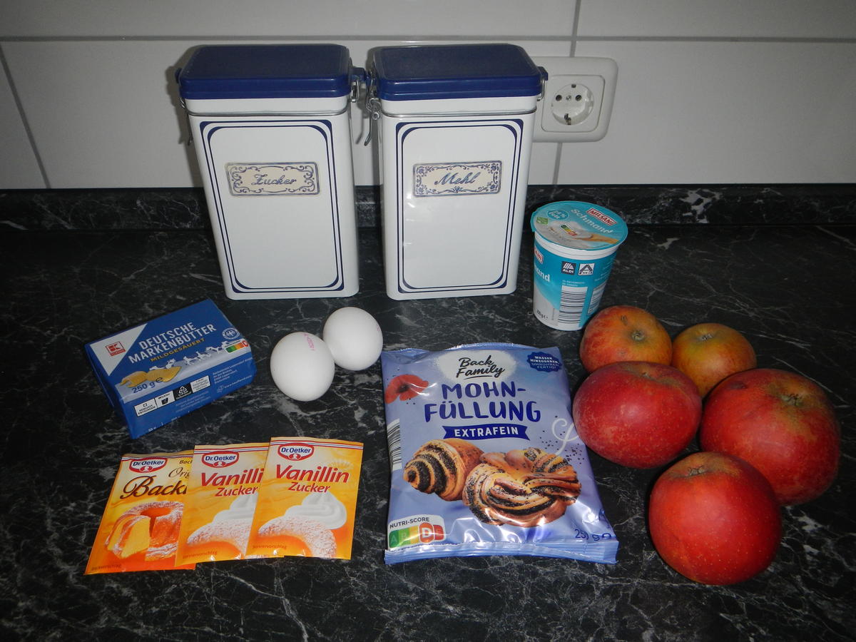 Mohn-Apfel-Kuchen - Rezept - Bild Nr. 17576