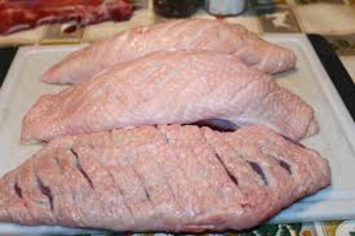 Gänsebrust in sizilianischer Orangensoße mit Rosenkohl und Thüringer Klößen - Rezept - Bild Nr. 17577