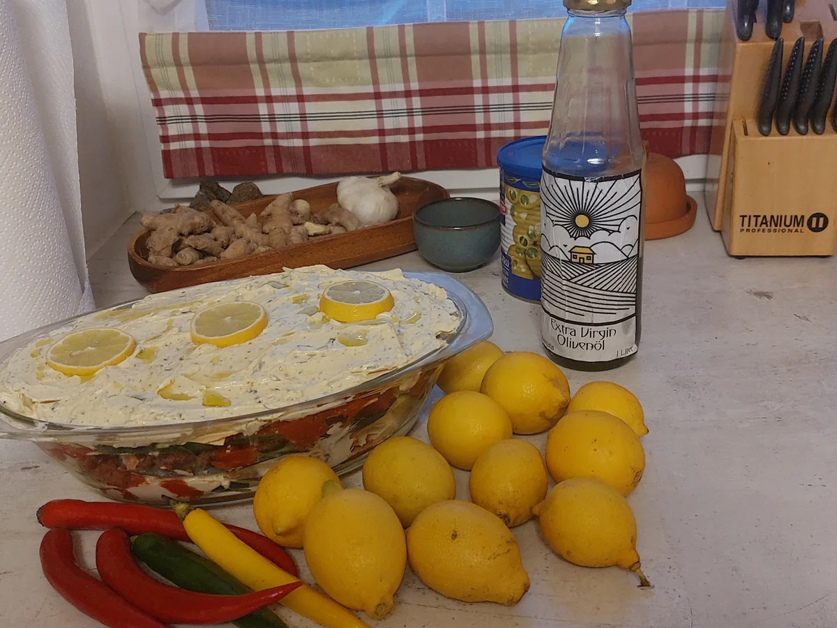 Rezept: Auflauf mit Zitronen-Ricotta Bild Nr. 17577 Auflauf mit Zitronen-Ricotta - Rezept - Bild Nr. 17577