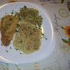 Zander auf Chinakohl mit Spagetti und Senfsoße - Rezept - Bild Nr. 17592