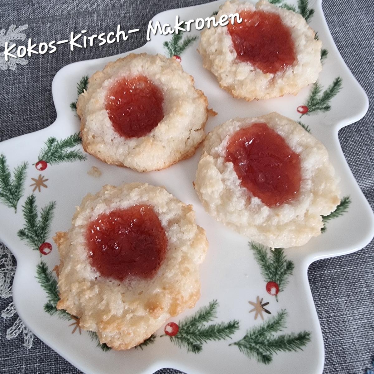 Rezept: Kokos-Kirsch-Makronen Bild Nr. 17586 Kokos-Kirsch-Makronen - Rezept - Bild Nr. 17586