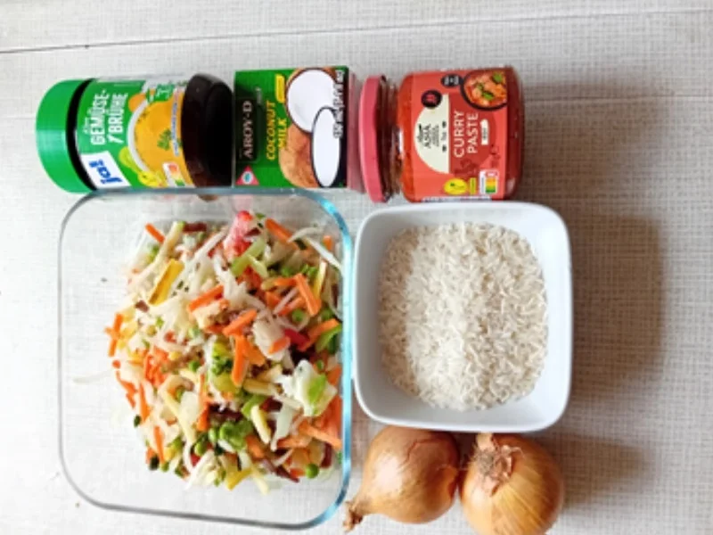 Curry-Reis-Gemüse-Wok - Rezept - Bild Nr. 3