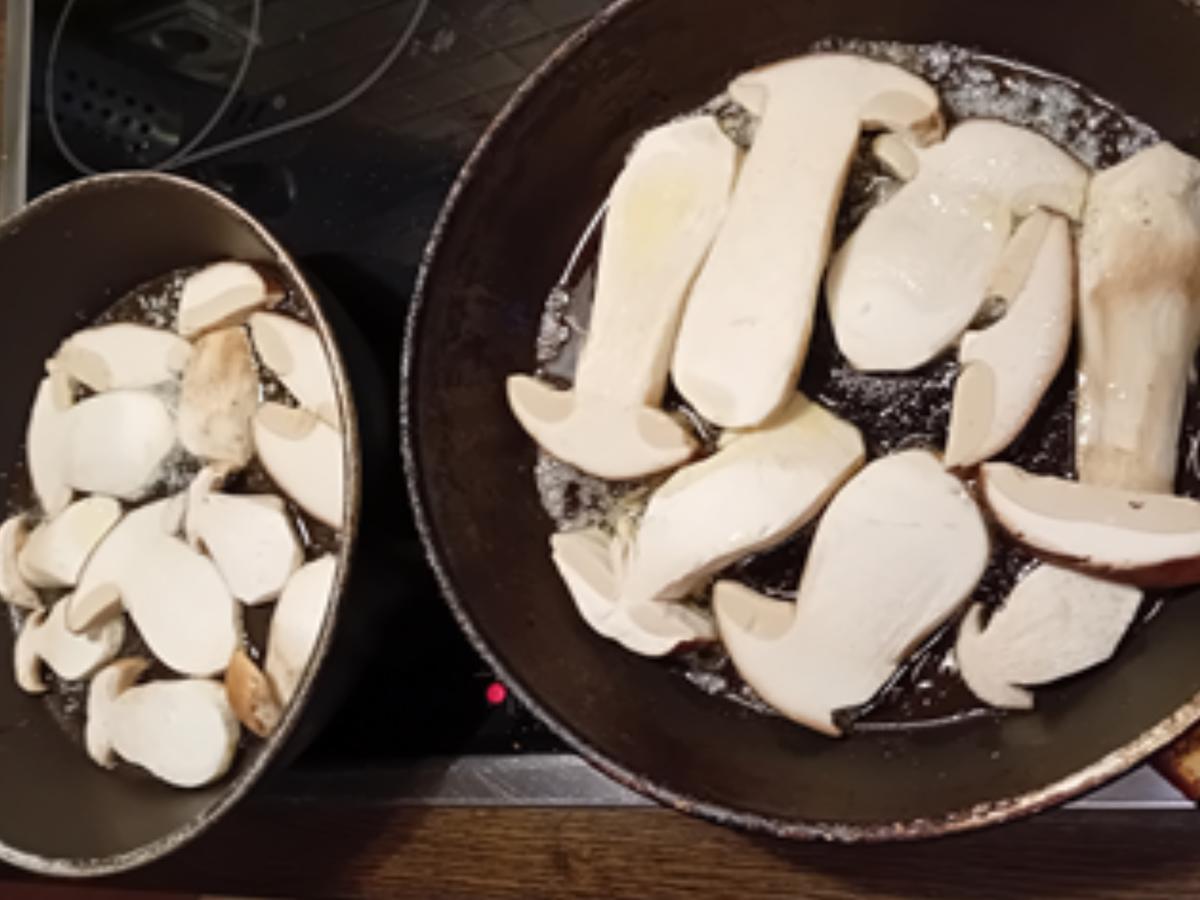 Gebratene Steinpilze mit Butterbrot - Rezept - Bild Nr. 5