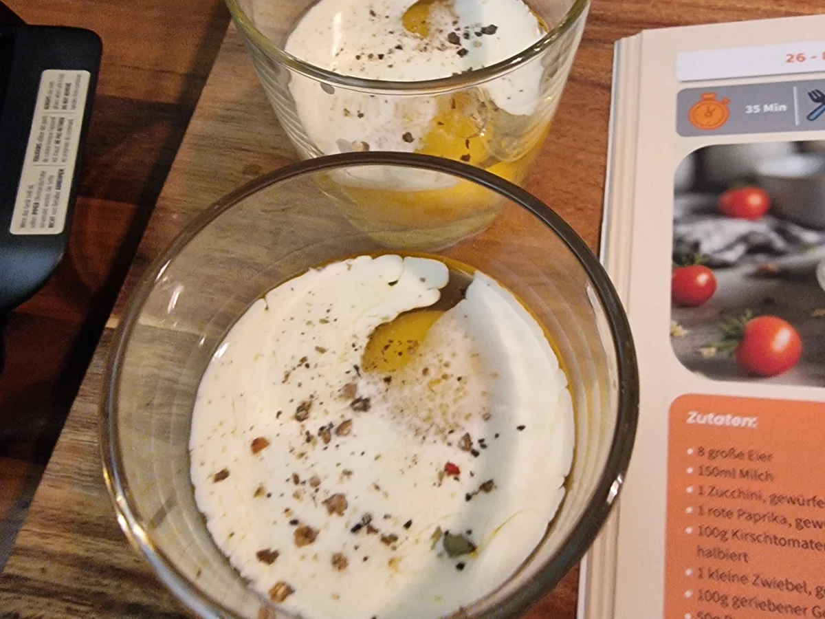 Gebackene Eier im Glas - Rezept - Bild Nr. 17599