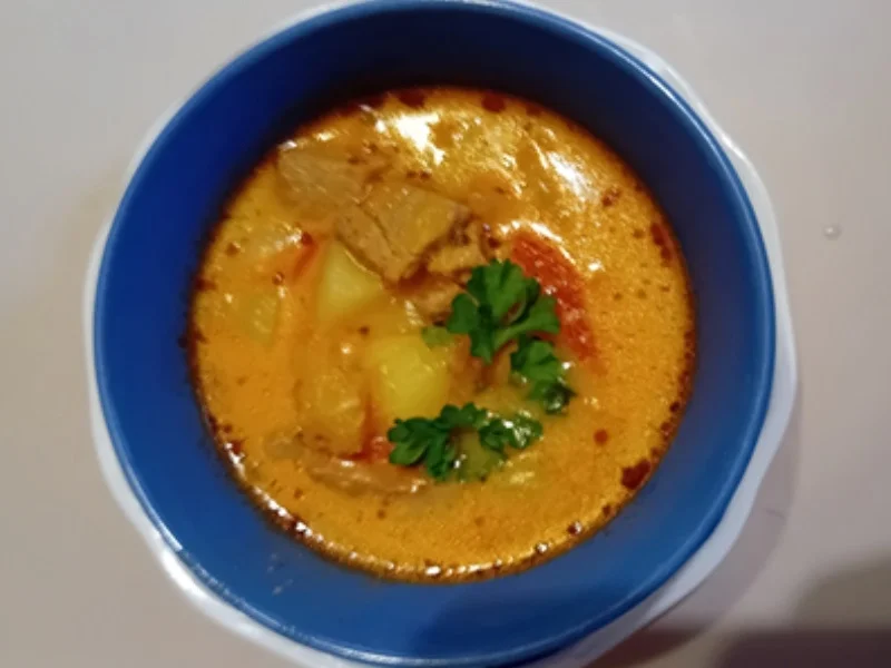 Schweinefilet-Kürbis-Gemüse-Suppe - Rezept - Bild Nr. 17598