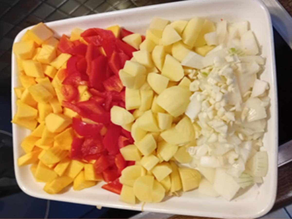 Schweinefilet-Kürbis-Gemüse-Suppe - Rezept - Bild Nr. 17605